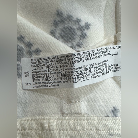 Zara High Waist Wide Leg Pants Sz M - Picture 6 of 8